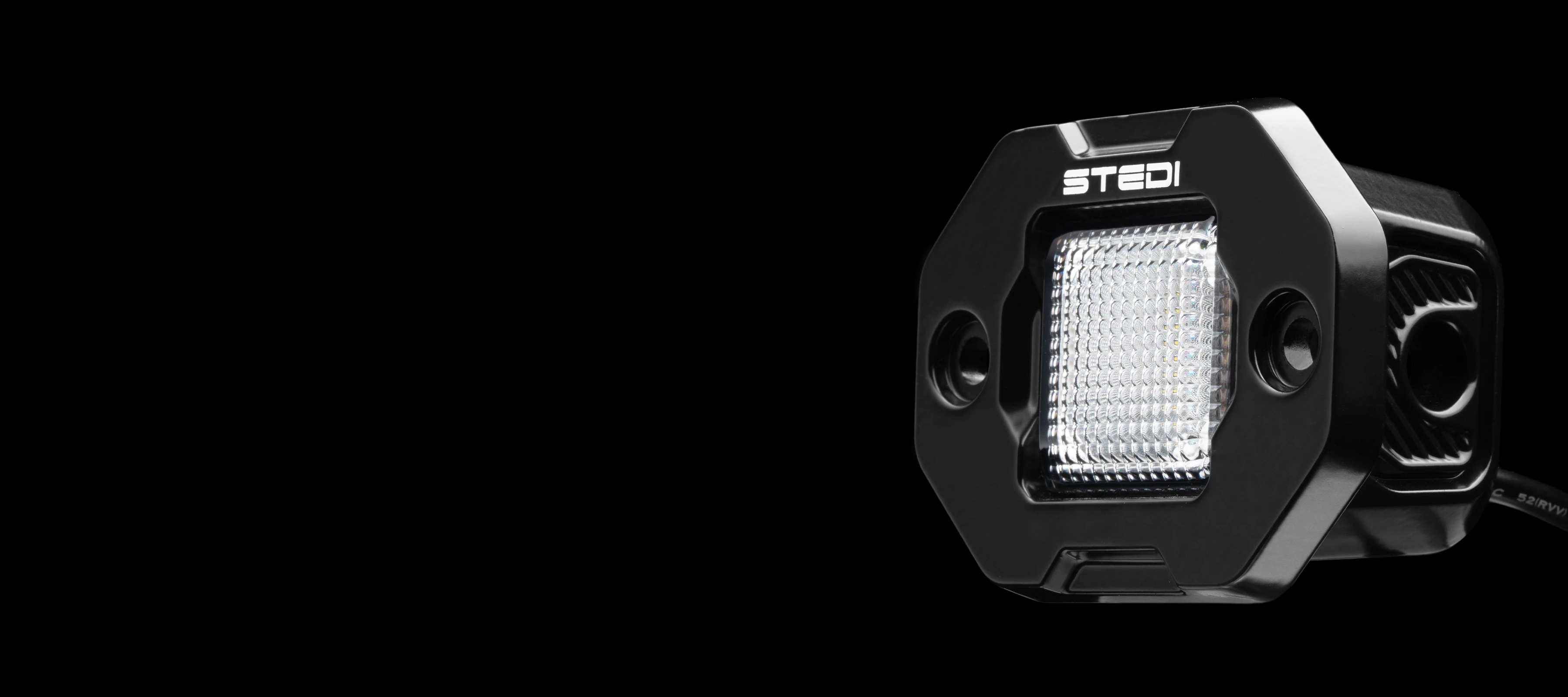 STEDI G1 Black Flush arbetsbelysning